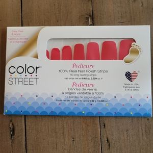 NWT Color Street Pedicure Baton Rougey